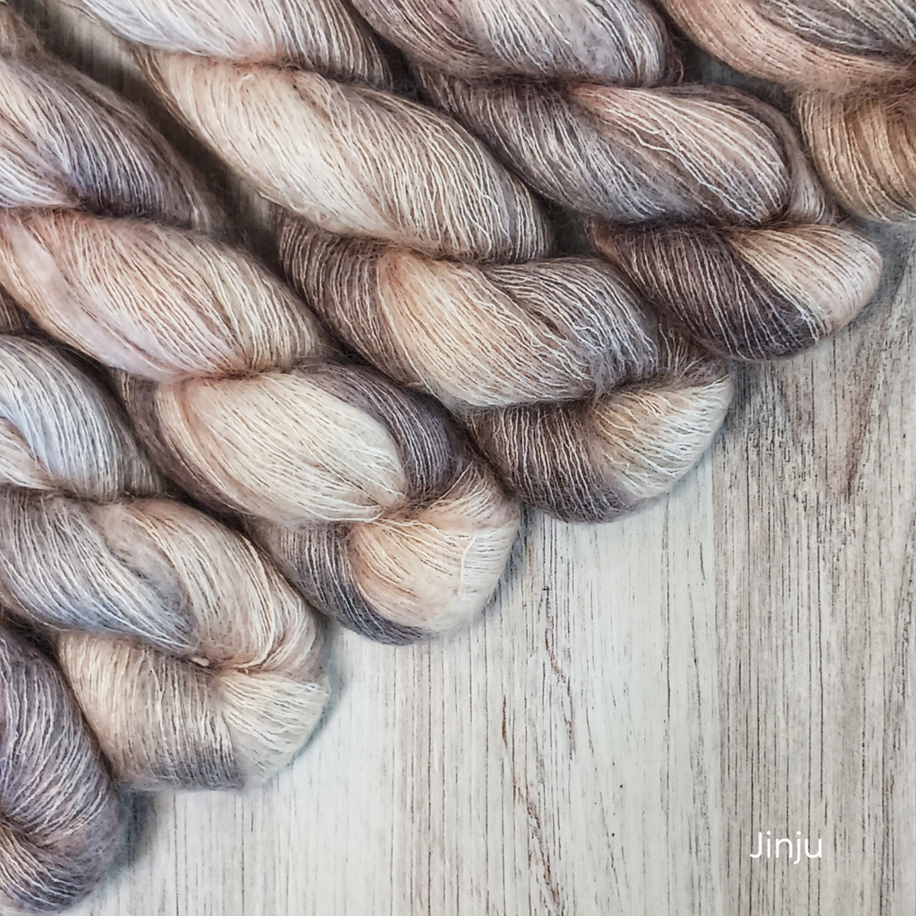 La Bien Aimée Mohair Silk yarn colorway Jinju