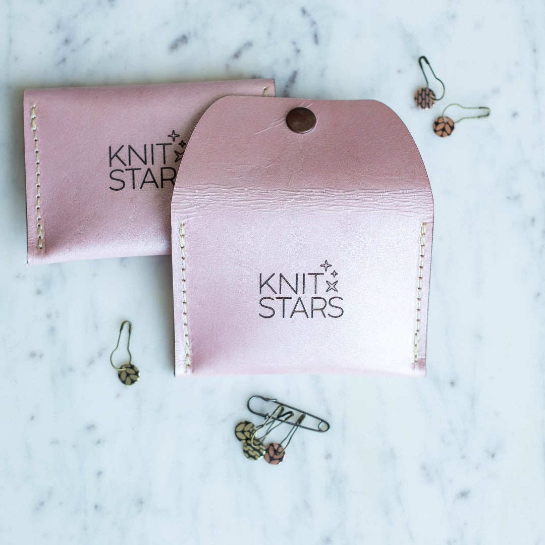 Birdie Parker Leather Stitch Marker Pouch – Knit Stars