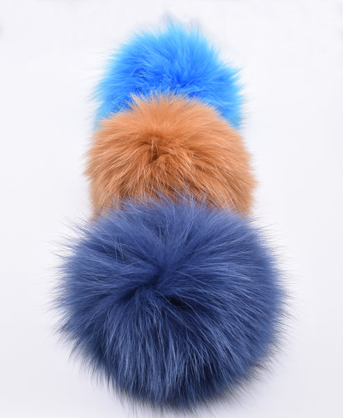 Schildkraut Fur Pom Pom w/ Satin Tie – Maker+Stitch